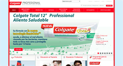 Desktop Screenshot of colgateprofesional.com.co